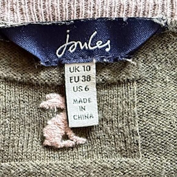Joules “Miranda” Olive Green Bee Sweater - Picture 6 of 11